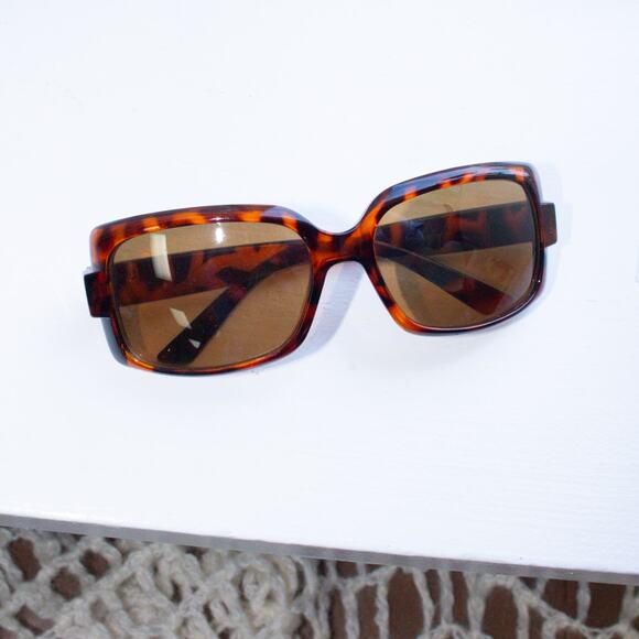 Brown Tortiseshell Square Sunglasses - Picture 1 of 4